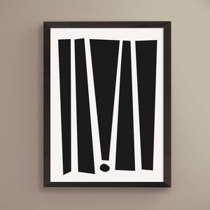Modern Minimalist Abstract Geometric Wall Art Print Home Decor [No Frame]